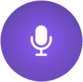 LoreLog voice recording button